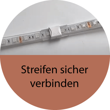 Streifen sicher verbinden