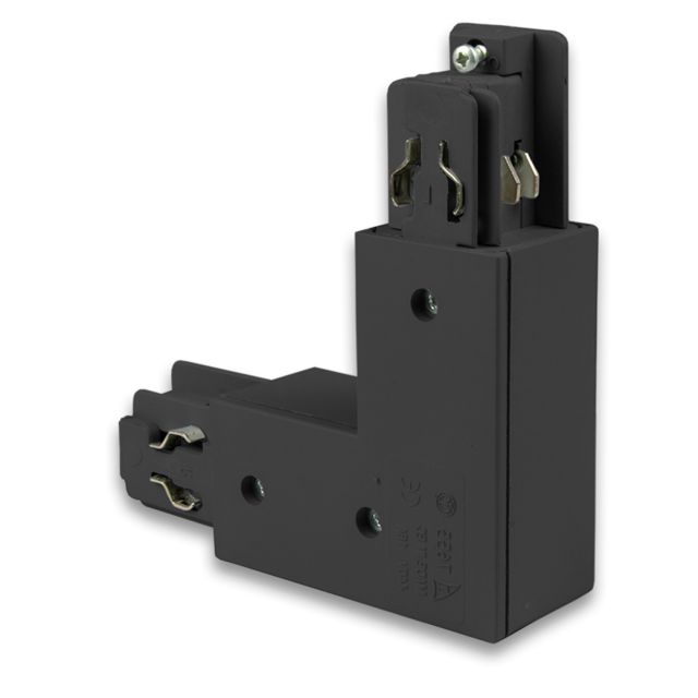 3-Phasen L-Verbinder SCHUTZLEITER INNEN, schwarz