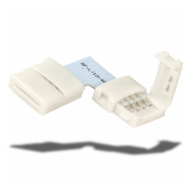 Flexband Clip-ECK-Verbinder 4-polig, weiss für Breite 10mm