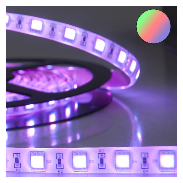 LED SILIKON-Flexband, 24V, 14,4W, IP66, RGB