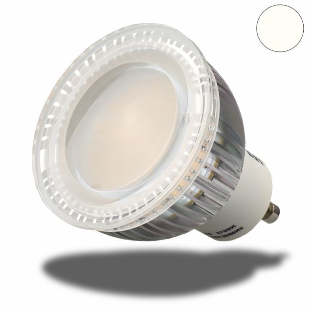 GU10 LED Strahler 6W Glas diffuse, neutralweiss