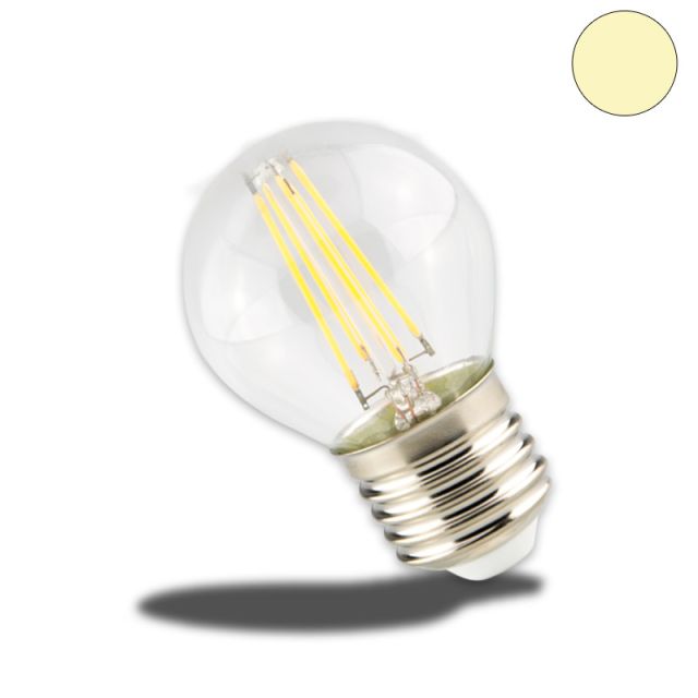 LED E27 Illu, klar, 4W, 2700K, dimmbar