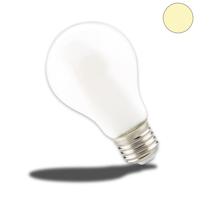 E27 LED Birne, 5 Watt, milky, warmweiss, dimmbar