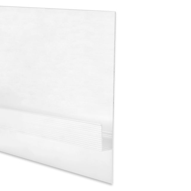 LED Trockenbauprofil Schattenfuge80, Aluminium weiß RAL 9010, 200cm