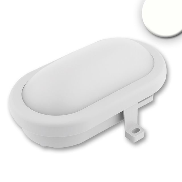LED Kellerleuchte, weiß, 10W, 4000K, IP54, mit HF-Bewegungssensor