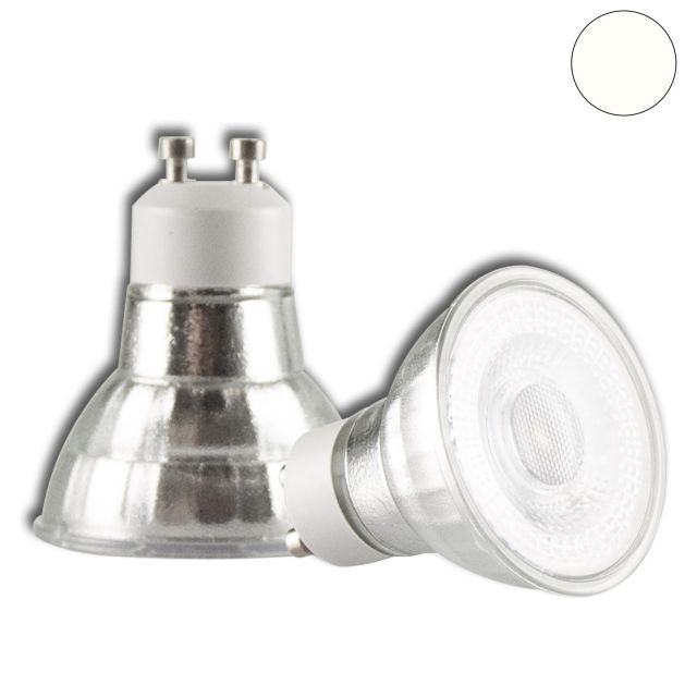 GU10 LED Strahler 5W, 45°, prismatisch, neutralweiß, CRI90