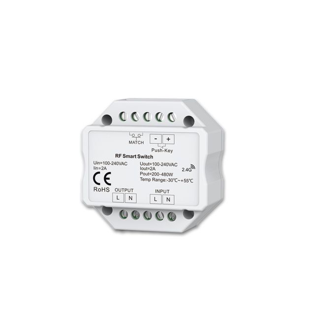 SERRI  Push/Funk Mesh-Switch Ein/Aus 100-240V, 360W