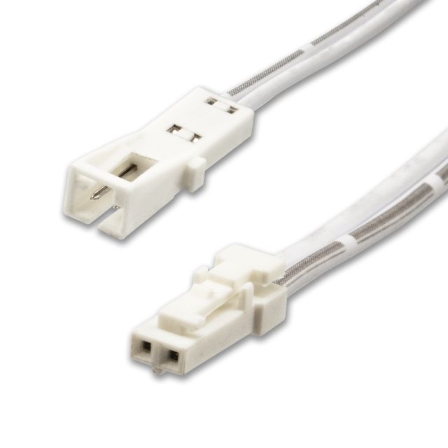 Plug&Play-F Verlängerung Male-Female, 2-polig, max. 3A, weiß, 200cm