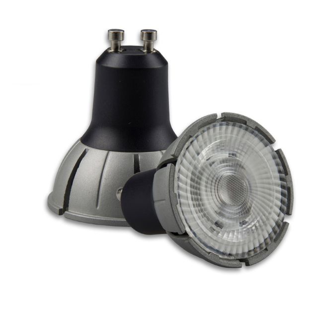 LED GU10 Vollspektrum-Strahler TOQ, 5,5W, 36°, 3000K, dimmbar