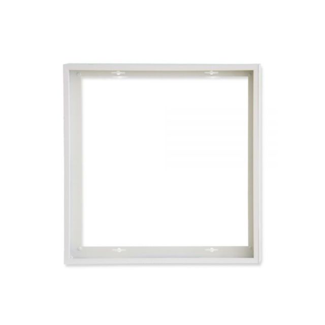 Aufbaurahmen, weiß RAL 9016, für LED Panel 600x600, Schnellmontage