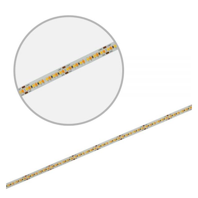 Plug&Play-F LED Streifen, 24V, 15W, weißdynamisch, 500cm, 2-polig, 240 LED/m
