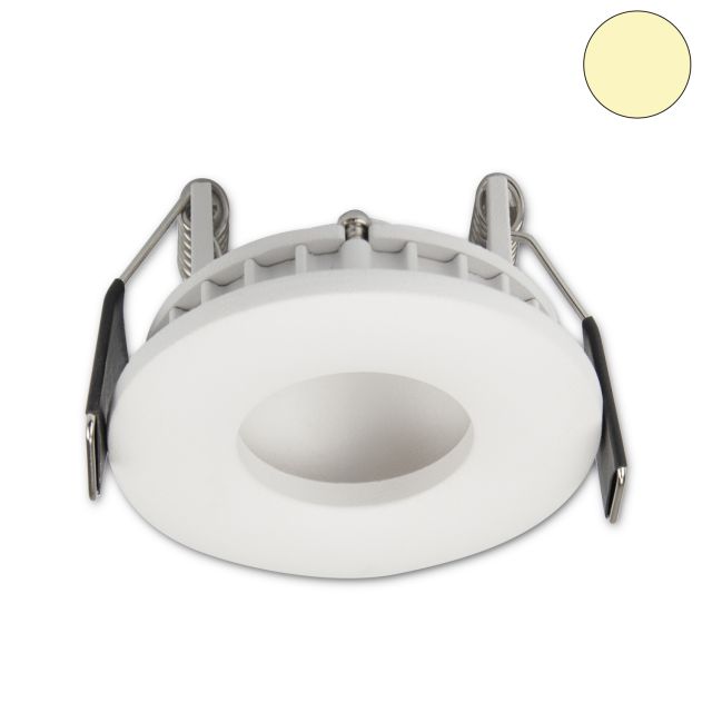 Plug&Play-F LED Einbauleuchte Moonlight, 24V/DC, 4W, weiß, 2700K, dimmbar, indirektes Licht