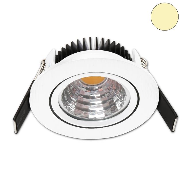  Plug&Play-F LED Einbaustrahler 68, 24V/DC, 5W, weiß, 3000K, dimmbar, IP52