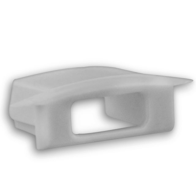 Endkappe EC80, mit Kabeldurchführung, für Einbauprofil Mini14 D, 1 STK