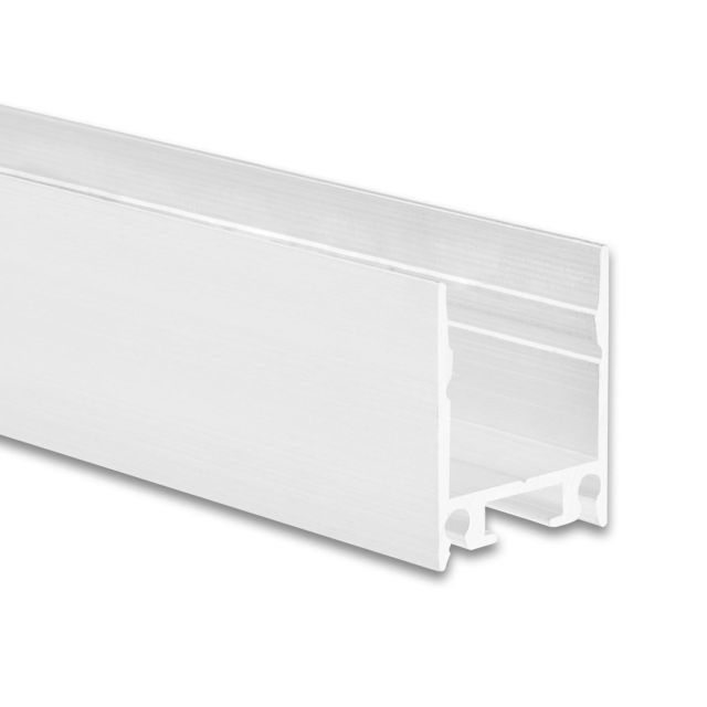 LED Leuchtenprofil Hide One, Aluminium weiß RAL 9003, 200cm