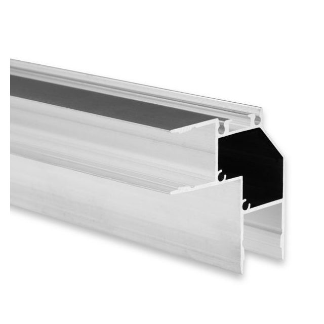 LED Leuchtenprofil Hide Corner, Aluminium eloxiert, 200cm
