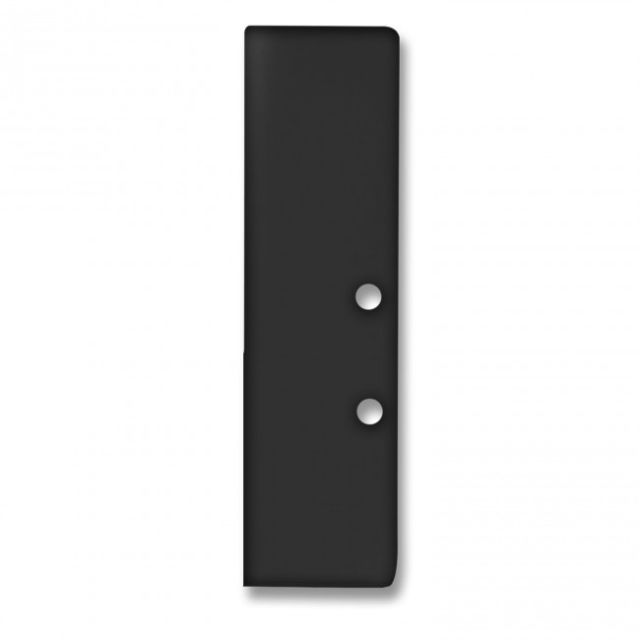 Endkappe EC94 schwarz, für Sockelleistenprofil Hide Low, 2 STK, inkl. Schrauben