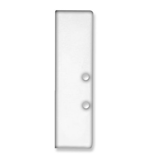 Endkappe EC94 weiß, für Sockelleistenprofil Hide Low, 2 STK, inkl. Schrauben