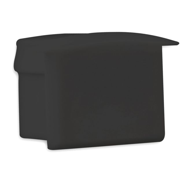 Endkappe EC7 schwarz, für Einbauprofil Midi12, 1 STK