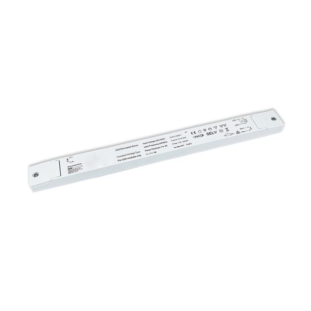 LED PWM-Trafo, 24V/DC, 0-250W, flach, Push/DALI-2 dimmbar, SELV