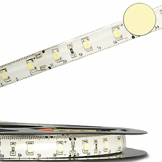 LED Streifen ECO 24V, 4,8W pro Meter, IP20, warmweiß, 5M Rolle