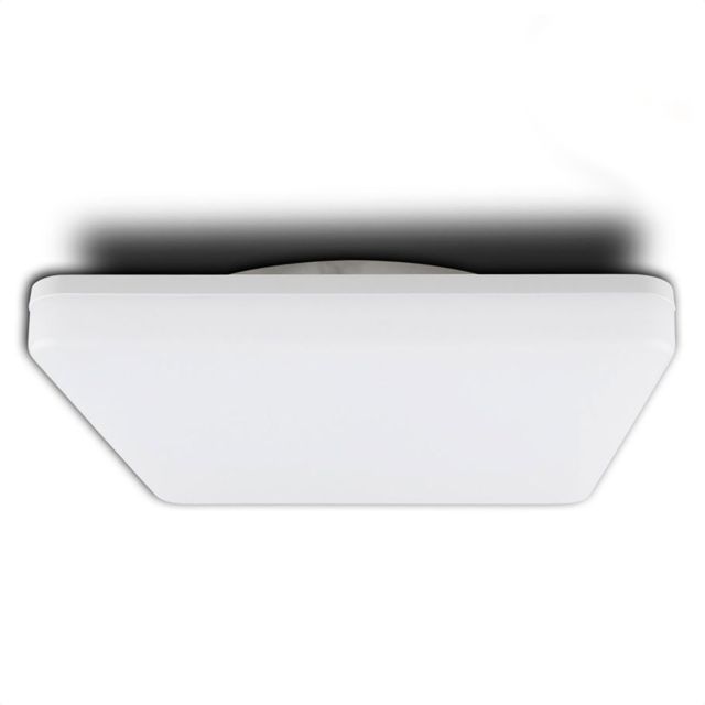 LED Wand/Deckenleuchte, weiß, 24W, eckig, ColorSwitch 3000/4000K, IP54