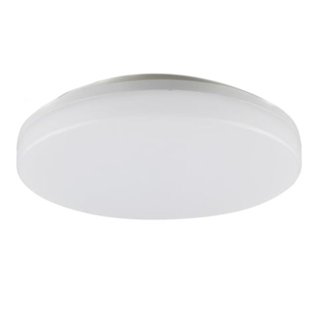 LED Wand/Deckenleuchte, weiß, 24W, rund, ColorSwitch 3000/4000K, IP54, mit HF-Bewegungssensor