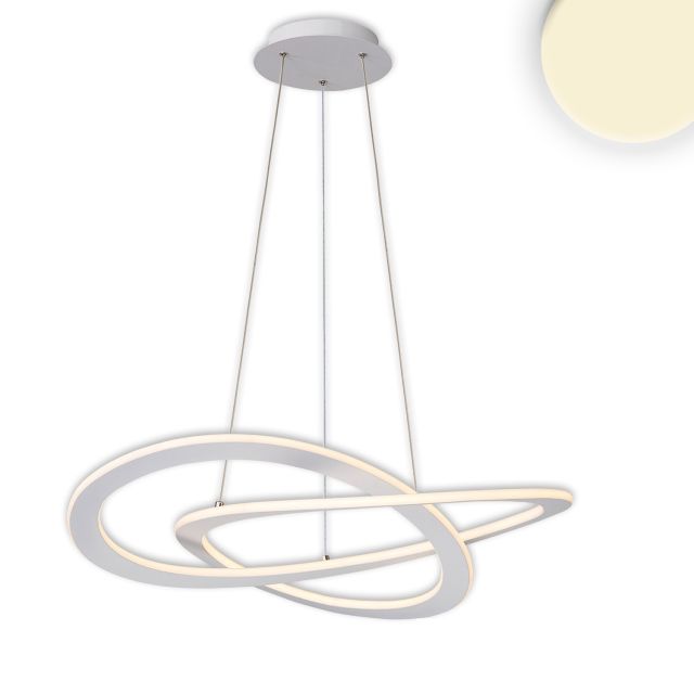 LED Hängeleuchte Design600, weiß, 40W, rund, 3000K, dimmbar