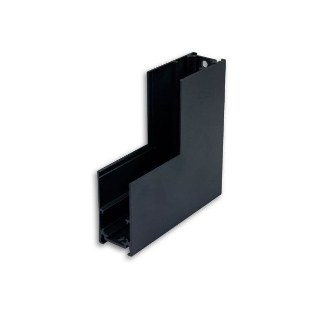 MagPro48 Eckschiene 90° vertikal, schwarz, nicht stromführend, für Aufbauschiene