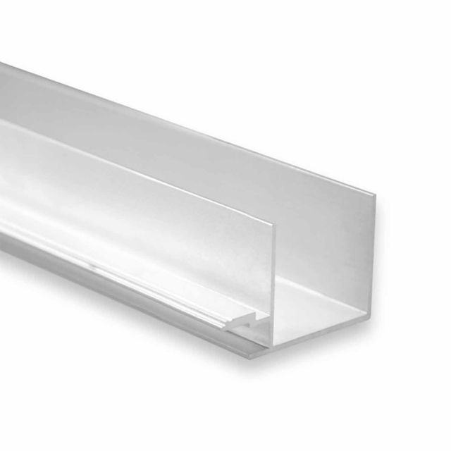 Profi LED SET 2M Trockenbauprofil Schattenfuge 8 inkl. milchiger Abdeckung