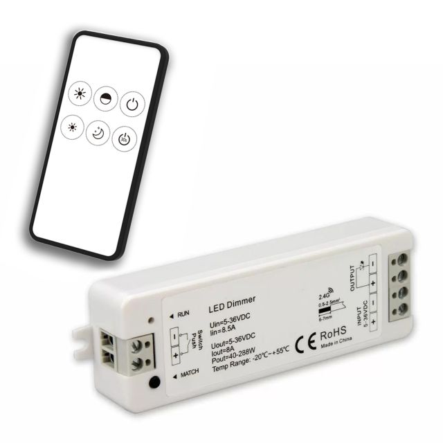 SERRI Single Color Dimmer 36566, inkl. 1 Zonen Fernbedienung Mini