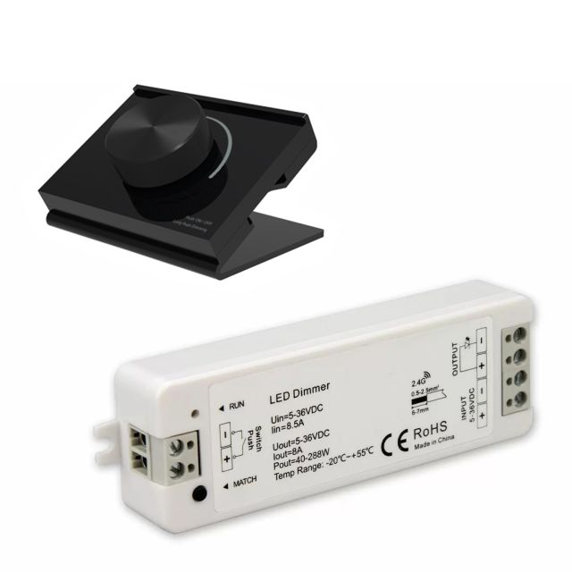 SERRI Single Color Dimmer 36566, inkl. Tisch-Fernbedienung