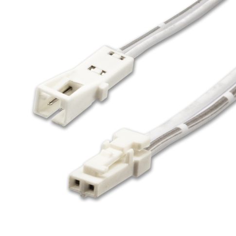 Plug&Play-F Verl&auml;ngerung Male-Female, 2-polig, max. 3A, wei&szlig;, 100cm