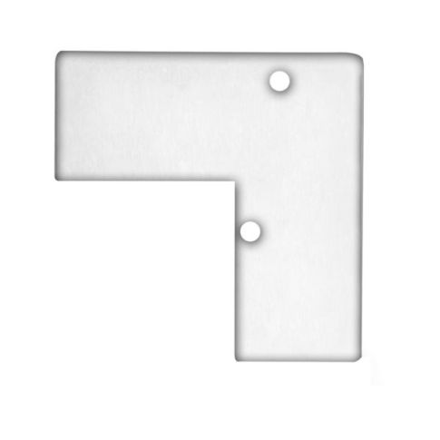 Endkappe EC93 wei&szlig;, f&uuml;r Leuchtenprofil Hide Corner, 2 STK, inkl. Schrauben