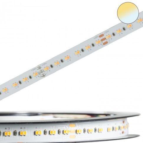 LED Streifen ECO-Linear 24V, 24W/280 LED pro Meter, IP20, CCT wei&szlig;dynamisch, 5m