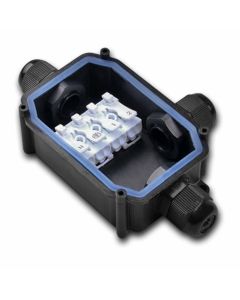 Kabel Y-Verbinder IP67, Würgenippel + Push-Klemme 2x4polig