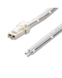 Plug&Play-F Anschlussstecker Male, 2-polig, max. 3A, weiß, 30cm