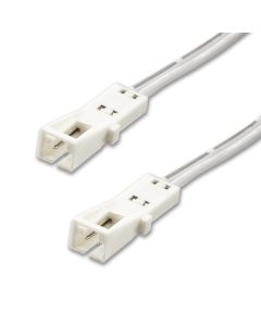 Plug&Play-F Anschlussbuchse Female, 2-polig, max. 3A, weiß, 100cm