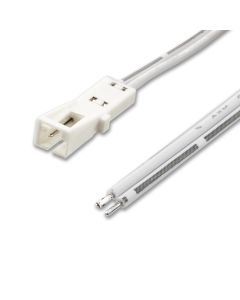 Plug&Play-F Anschlussbuchse Female, 2-polig, max. 3A, weiß, 30cm