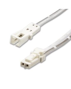 Plug&Play-F Verlängerung Male-Female, 2-polig, max. 3A, weiß, 50cm