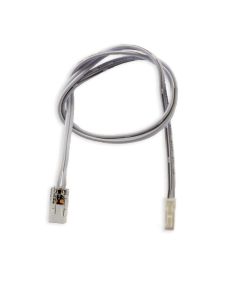 Plug&Play-F Male-Stecker zu Kontakt-Kabelanschluss, max. 3A, für 2-polige IP20 Stripes Breite 6mm