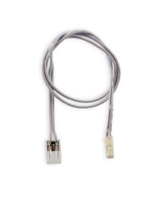 Plug&Play-F Male-Stecker zu Kontakt-Kabelanschluss, max. 3A, für 2-polige IP20 Stripes Breite 8mm