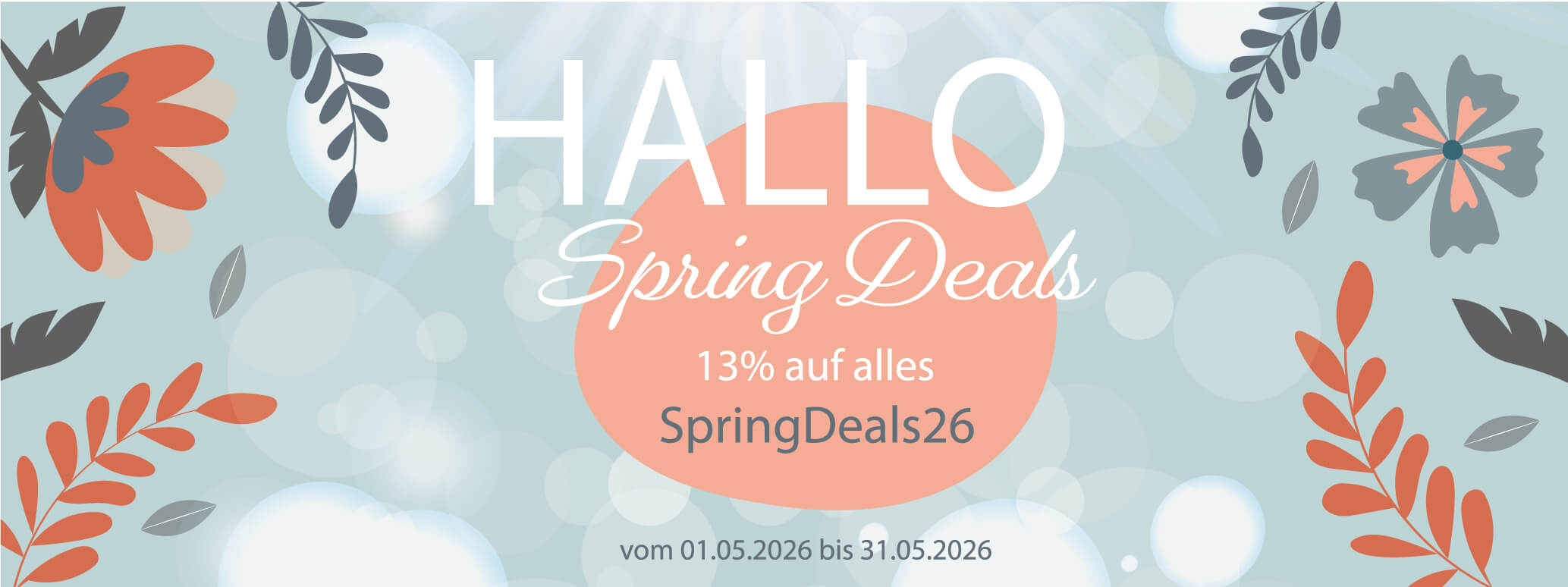 Frühlingssale Banner